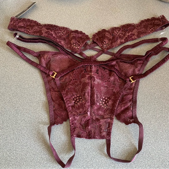 LOVE Vera Merlot colored crouchless undergarment - Picture 6 of 9